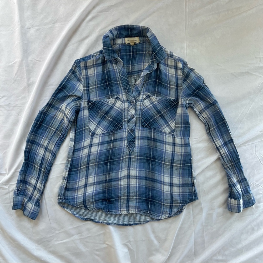 Half Button Flannel - image 1